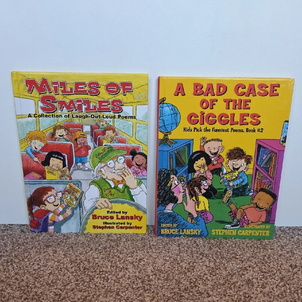 Poetry Books For Kids - A Bad Case Of The Giggles And Miles Of Smiles